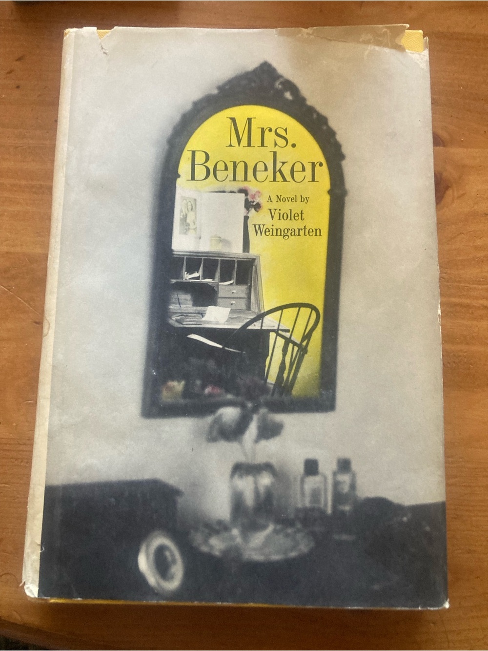 Mrs. Beneker by Violet Weingarten - Yellow & Black Dust Jacket